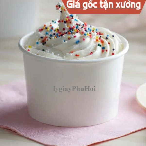 Tô Giấy Trắng 400ml
